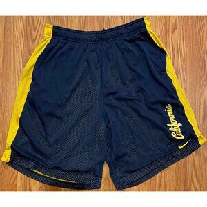 Nike California Golden Bears Mens S Navy Basketball Shorts Mesh Athletic